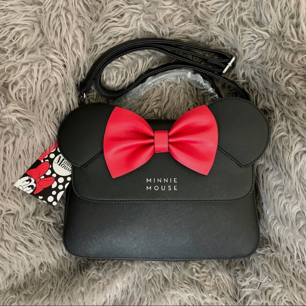 Disney Loungefly x Minnie Ears & Bow Crossbody Bag